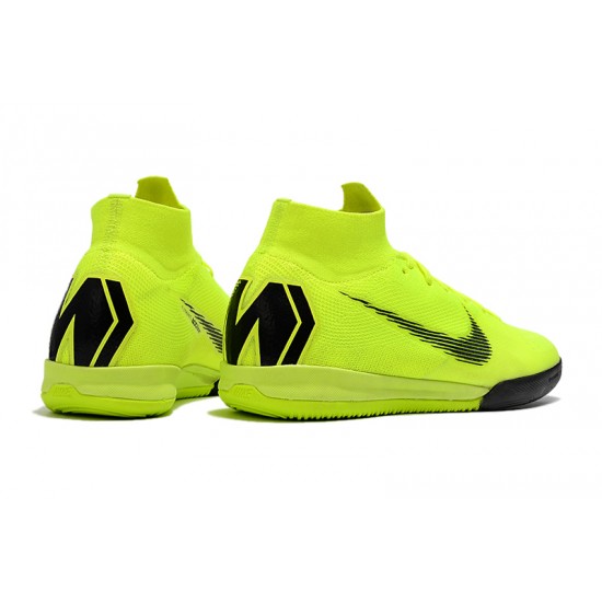 Kopačky Nike SuperflyX 6 Elite IC Neon Zelená