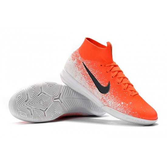 Kopačky Nike SuperflyX 6 Elite IC oranžový Bílý