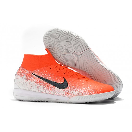 Kopačky Nike SuperflyX 6 Elite IC oranžový Bílý