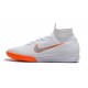 Kopačky Nike SuperflyX 6 Elite IC Bílý oranžový Stříbrný