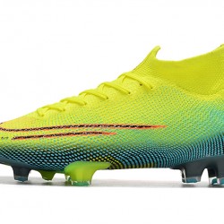 Kopačky Nike Dream Speed 002 Mercurial Superfly 7 Elite FG Volt Zelená oranžový