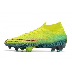 Kopačky Nike Dream Speed 002 Mercurial Superfly 7 Elite FG Volt Zelená oranžový