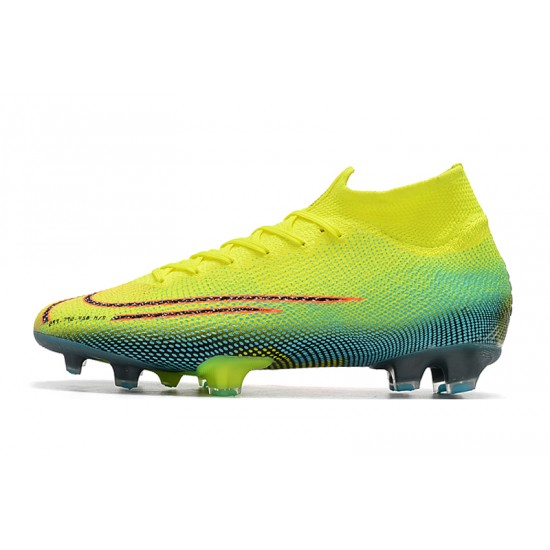 Kopačky Nike Dream Speed 002 Mercurial Superfly 7 Elite FG Volt Zelená oranžový