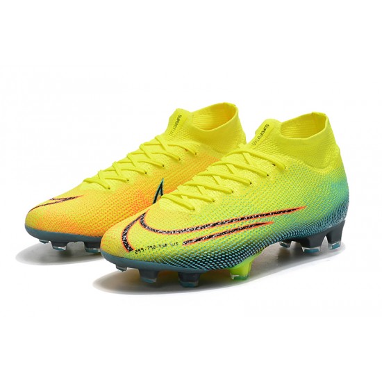 Kopačky Nike Dream Speed 002 Mercurial Superfly 7 Elite FG Volt Zelená oranžový