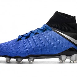 Kopačky Nike Hypervenom Phantom III DF FG Tmavě modrá Modrý