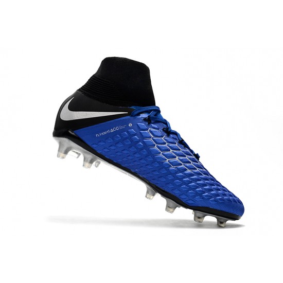 Kopačky Nike Hypervenom Phantom III DF FG Tmavě modrá Modrý