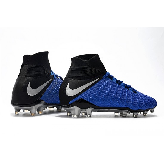 Kopačky Nike Hypervenom Phantom III DF FG Tmavě modrá Modrý