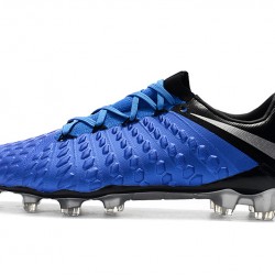 Kopačky Nike Hypervenom Phantom III DF FG Tmavě modrá Stříbrný