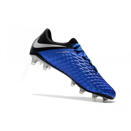 Kopačky Nike Hypervenom Phantom III DF FG Tmavě modrá Stříbrný