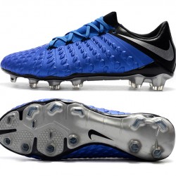 Kopačky Nike Hypervenom Phantom III DF FG Tmavě modrá Stříbrný