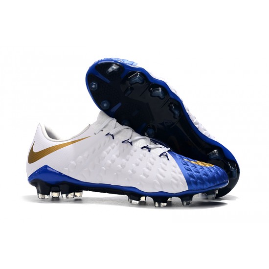 Kopačky Nike Hypervenom Phantom III DF FG Tmavě modrá Bílý