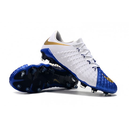 Kopačky Nike Hypervenom Phantom III DF FG Tmavě modrá Bílý