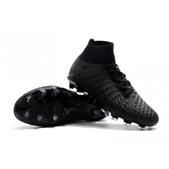 Kopačky Nike Hypervenom Phantom III DF FG High Všechno černé