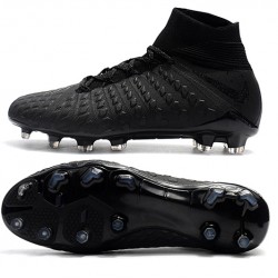 Kopačky Nike Hypervenom Phantom III DF FG High Všechno černé