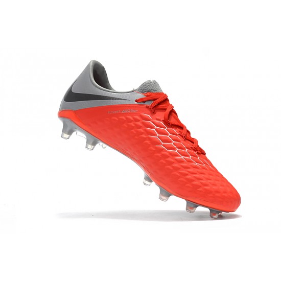 Kopačky Nike Hypervenom Phantom III DF FG oranžový Stříbrný