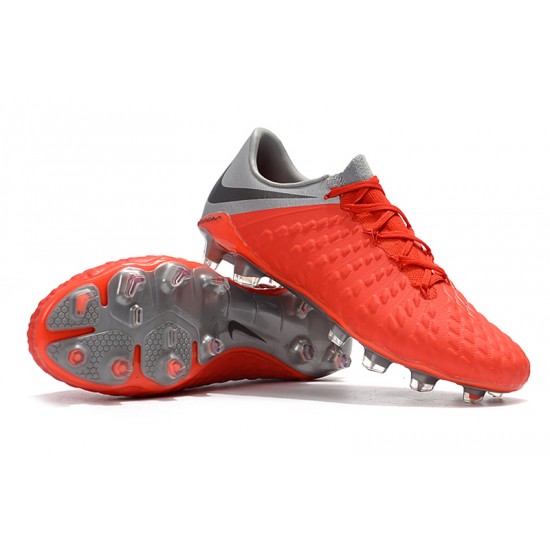 Kopačky Nike Hypervenom Phantom III DF FG oranžový Stříbrný