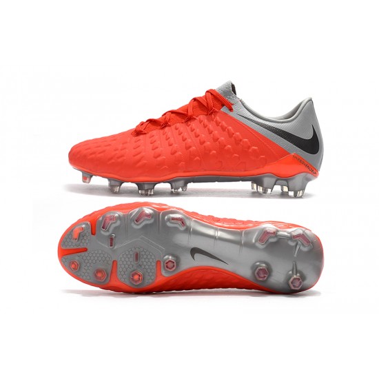 Kopačky Nike Hypervenom Phantom III DF FG oranžový Stříbrný