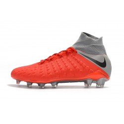 Kopačky Nike Hypervenom Phantom III DF FG FootbVšechno High Boots oranžový Stříbrný