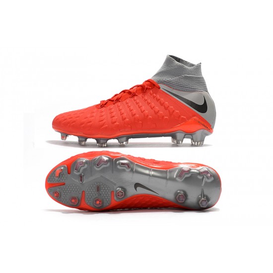 Kopačky Nike Hypervenom Phantom III DF FG FootbVšechno High Boots oranžový Stříbrný