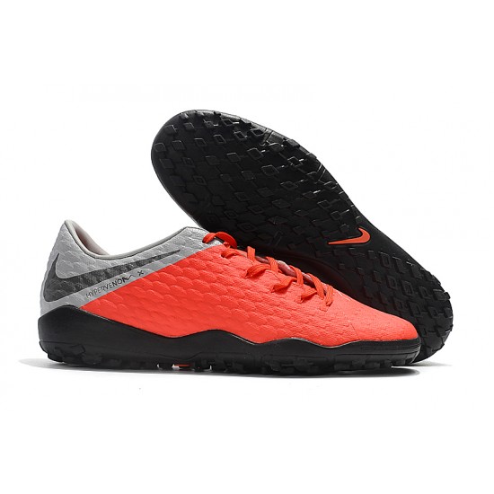 Kopačky Nike Hypervenom Phantom Premium TF oranžový Stříbrný