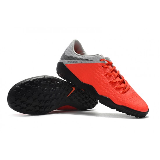 Kopačky Nike Hypervenom Phantom Premium TF oranžový Stříbrný