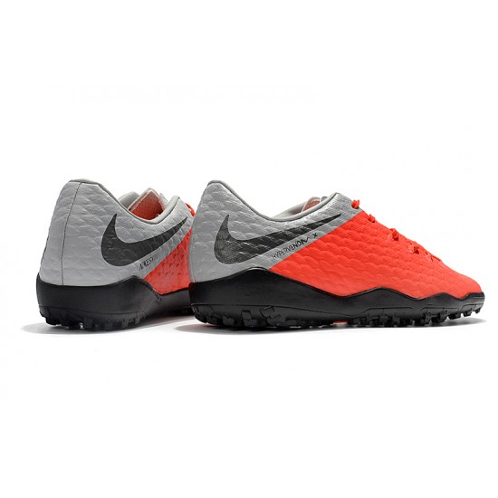 Kopačky Nike Hypervenom Phantom Premium TF oranžový Stříbrný