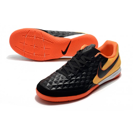 Kopačky Nike Legend VIII Academy IC Černá oranžový