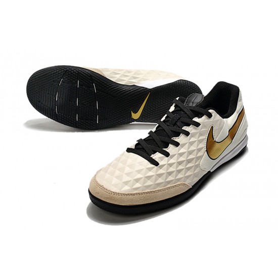 Kopačky Nike Legend VIII Academy IC Cream Zlatý