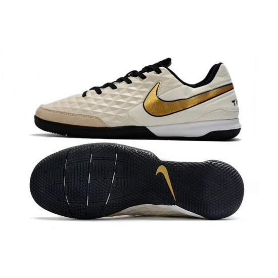 Kopačky Nike Legend VIII Academy IC Cream Zlatý