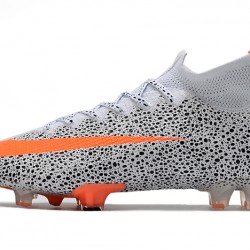 Kopačky Nike Mercurial Superfly 7 Elite  Safari SE FG - Bílý Černá oranžový