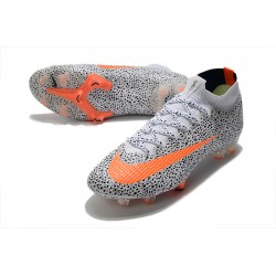 Kopačky Nike Mercurial Superfly 7 Elite  Safari SE FG - Bílý Černá oranžový