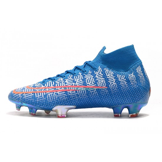 Kopačky Nike Mercurial Superfly 7 Elite FG CR7 Modrý Bílý