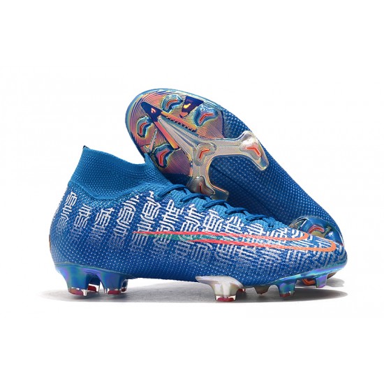 Kopačky Nike Mercurial Superfly 7 Elite FG CR7 Modrý Bílý