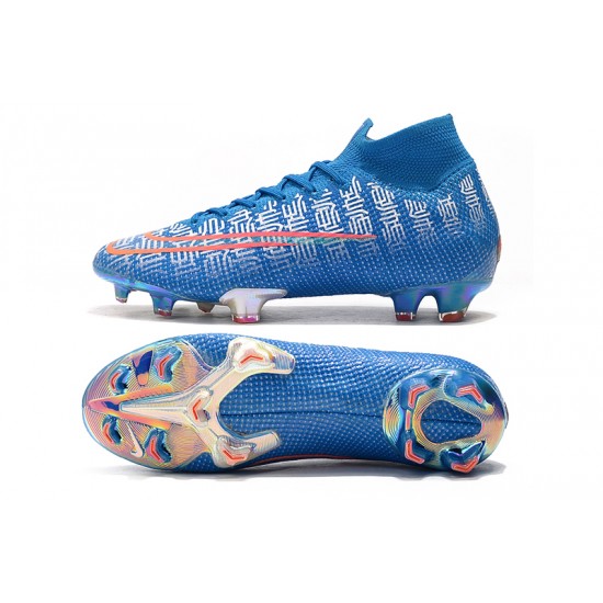 Kopačky Nike Mercurial Superfly 7 Elite FG CR7 Modrý Bílý