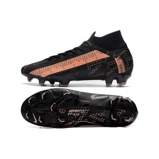 Kopačky Nike Mercurial Superfly 7 Elite FG Černá oranžový