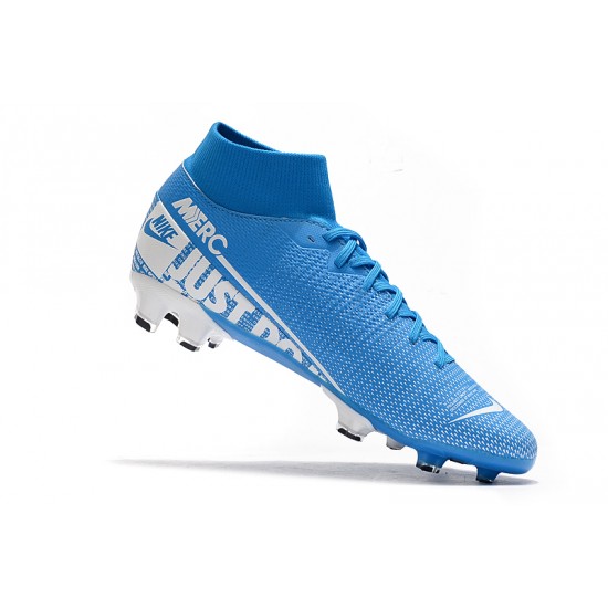 Kopačky Nike Mercurial Superfly 7 Elite FG Modrý Bílý