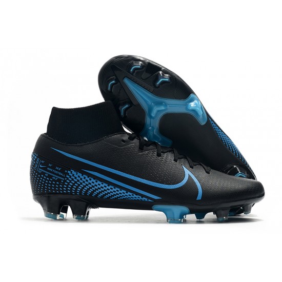 Kopačky Nike Mercurial Superfly 7 Elite FG Tmavě modrá