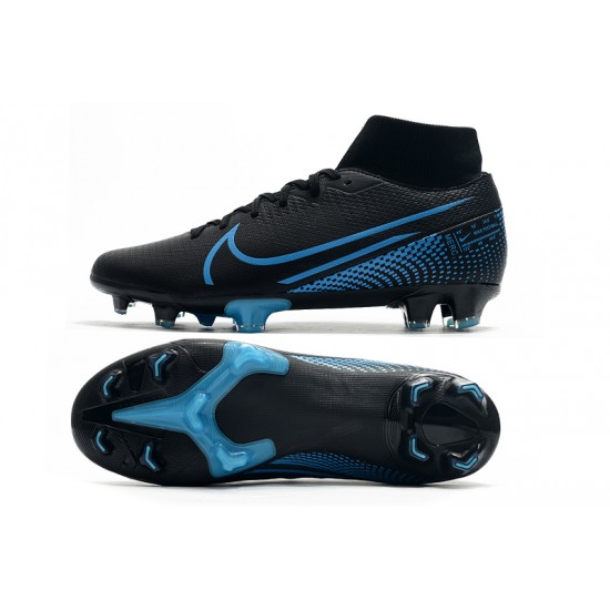 Kopačky Nike Mercurial Superfly 7 Elite FG Tmavě modrá