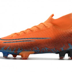 Kopačky Nike Mercurial Superfly 7 Elite FG oranžový Modrý