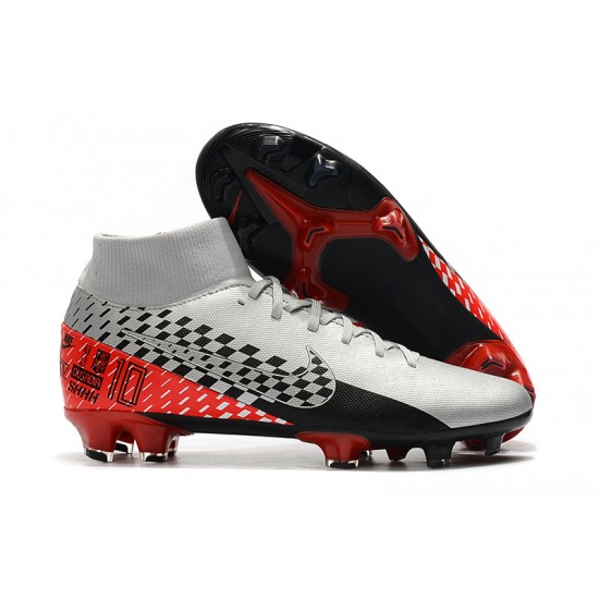 Kopačky Nike Mercurial Superfly 7 Elite FG Stříbrný