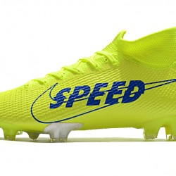 Kopačky Nike Mercurial Superfly 7 Elite FG Volt Zelená Modrý