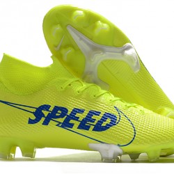 Kopačky Nike Mercurial Superfly 7 Elite FG Volt Zelená Modrý