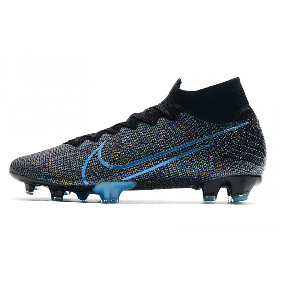 Kopačky Nike Mercurial Superfly 7 Elite FG Future Wavelength Černá Modrý