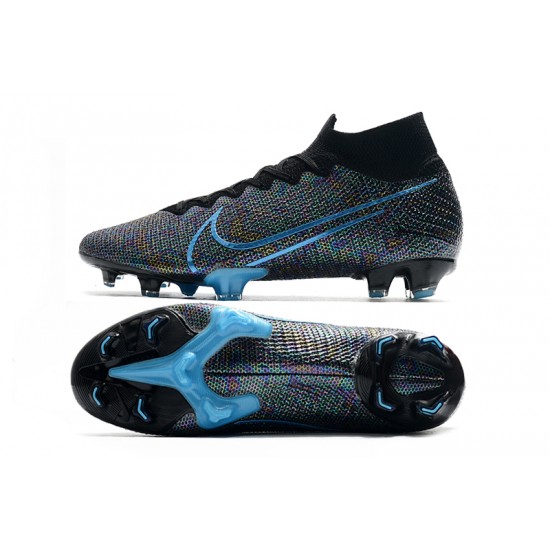 Kopačky Nike Mercurial Superfly 7 Elite FG Future Wavelength Černá Modrý