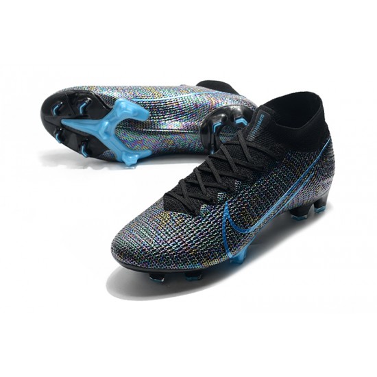 Kopačky Nike Mercurial Superfly 7 Elite FG Future Wavelength Černá Modrý