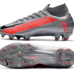 Kopačky Nike Mercurial Superfly 7 Elite FG MetVšechnoic Gray Červené