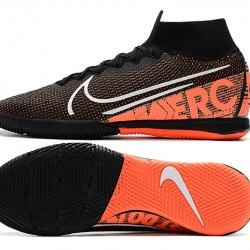 Kopačky Nike Mercurial Superfly 7 Elite MDS IC Flyknit Černá oranžový