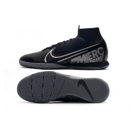 Kopačky Nike Mercurial Superfly 7 Elite MDS IC Flyknit Černá