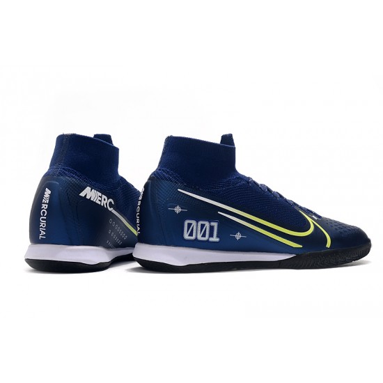 Kopačky Nike Mercurial Superfly 7 Elite MDS IC Flyknit Královská modrá