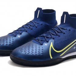 Kopačky Nike Mercurial Superfly 7 Elite MDS IC Flyknit Královská modrá